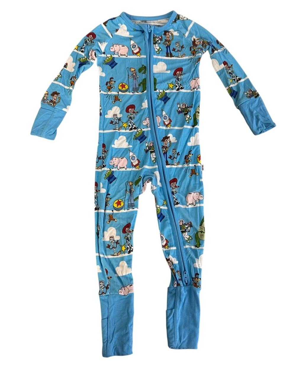 Little Sleepies Disney Toy Story Blue Sleeper 6 to 12 M Bamboo Viscose Stretch